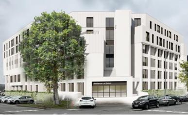 CLOS DU CEDRE - REHABILITATION DE BUREAUX EN LOGEMENTS ETUDIANTS ET SURELEVATION 