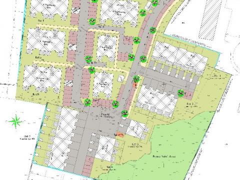 Construction de logements collectifs et maisons jumelées à Giberville (14)