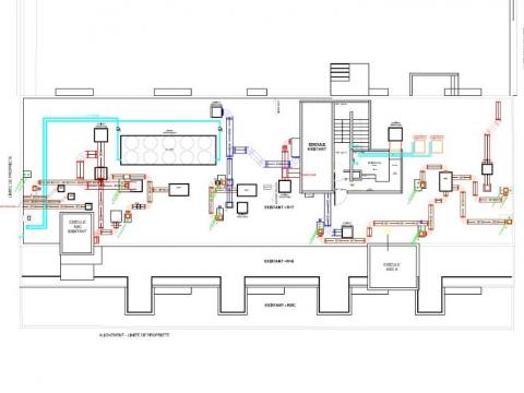 Diagnostic des installations fluides.